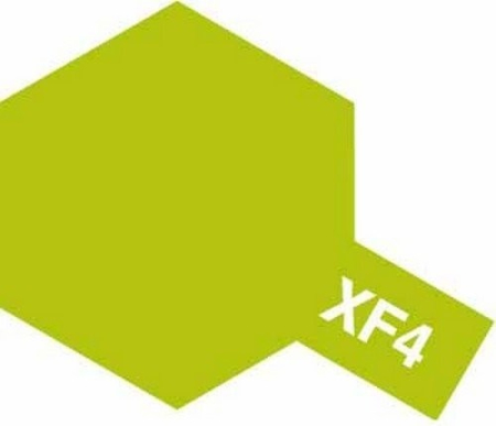 Vopsire, Weathering & Diorama - Tamiya 81304 - XF-4 Yellow Green - Acrylic Paint (Flat) 23 ml