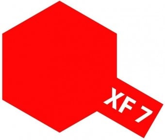TAMIYA - Tamiya 81307 - XF-7 Flat Red - Acrylic Paint (Flatt) 23 ml