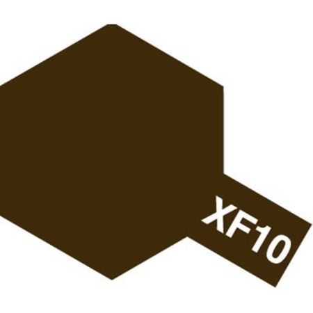 TAMIYA - TAMIYA 81310 - XF-10 Flat Brown - Acrylic Paint (Flatt) 23 ml