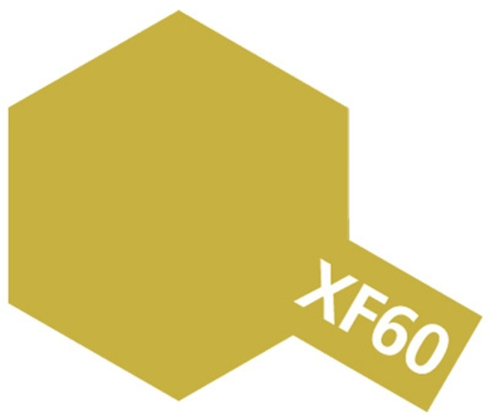 TAMIYA - Tamiya 81360 - XF-60 Dark Yellow - Acrylic Paint (Flat) 23 ml