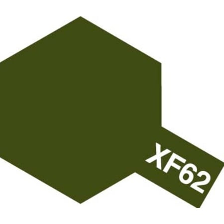 Vopsire, Weathering & Diorama - Tamiya 81362 - XF-62 Olive Drab - Acrylic Paint (Flatt) 23 ml
