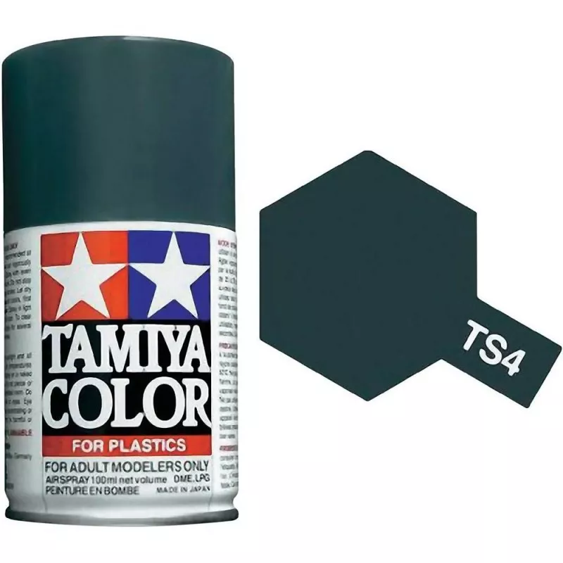 Spray Vopsea Tamiya - Tamiya 85004 - TS-4 German Grey 100 ml (mat)