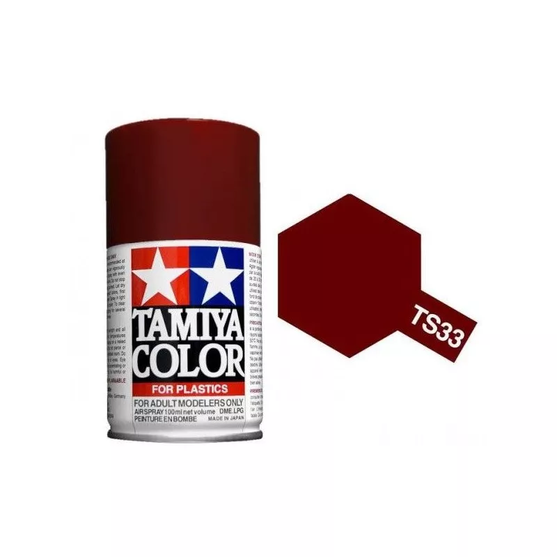 Spray Vopsea Tamiya - Tamiya 85033 - TS-33 Dull Red 100 ml (lucios)