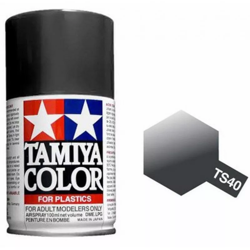 Spray Vopsea Tamiya - Tamiya 85040 - TS-40 Metallic Black 100 ml (special)
