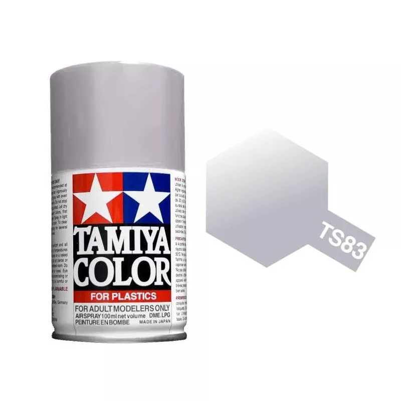 Tamiya 85083 - TS-83 Metallic Silver 100 ml (special) Vopsire, Weathering & Diorama - Tamiya 85083 - TS-83 Metallic Silver 100 ml (special)