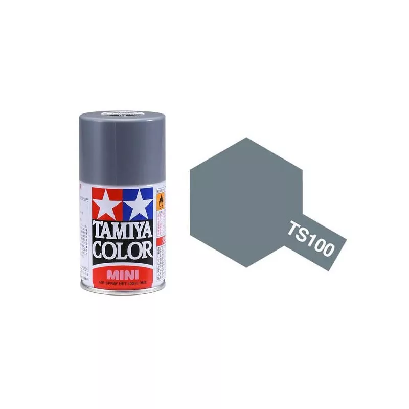 Tamiya 85100 - TS-100 Semi Gloss Bright Gun Metal 100 ml (semi-lucios) Vopsire, Weathering & Diorama - Tamiya 85100 - TS-100 Semi Gloss Bright Gun Metal 100 ml (semi-lucios)