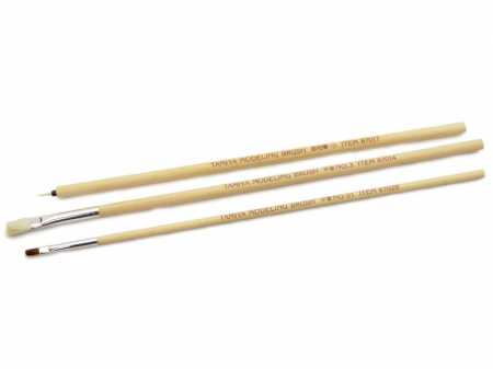 Pensule - Tamiya 87066 - Modeling Brush Basic Set TAMIYA