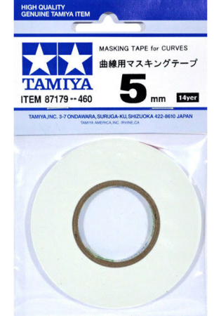 Benzi mascare - TAMIYA 87179 - Masking Tape for Curves 5mm