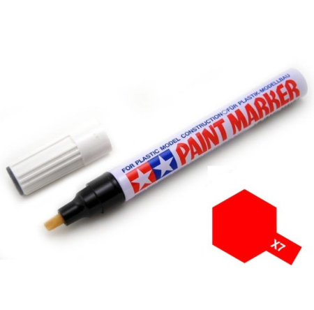 Markere Vopsea Tamiya - Tamiya 89007 - X-7 Red Paint Marker