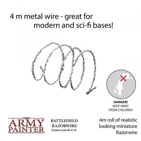 The Army Painter - Battlefield Basing: Battlefield Razorwire [1]