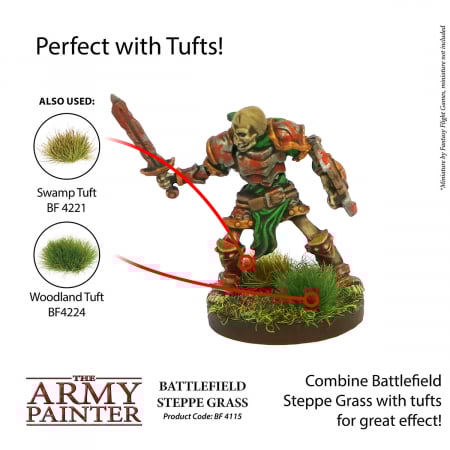 The Army Painter - Battlefield Basing: Steppe Grass [3]