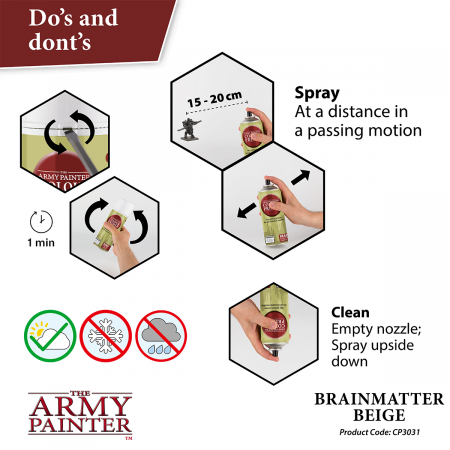 The Army Painter - Colour Primer: Brainmatter Beige [4]