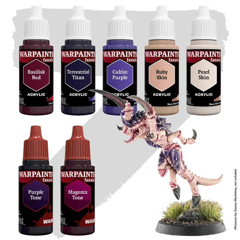 The Army Painter Combat Se7ens WP8114 - Purple Xenos Flesh - Set 7 vopsele [1]