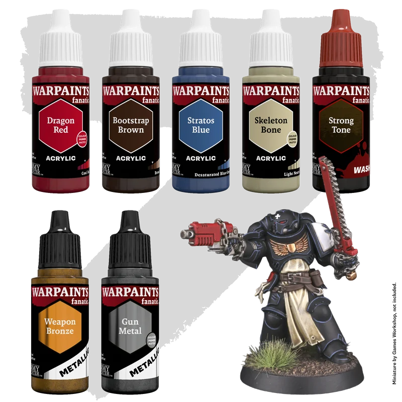 The Army Painter Combat Se7ens WP8115 - Black Relic Armour - Set 7 vopsele [1]