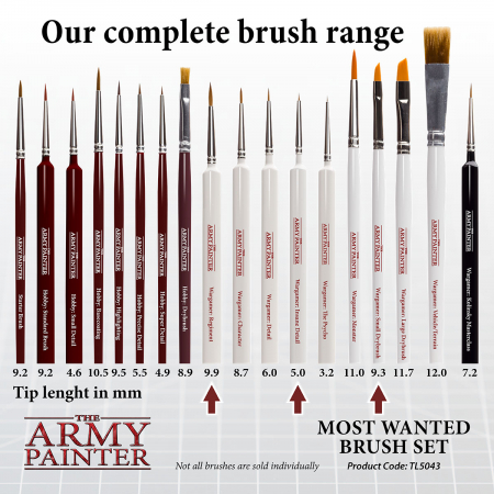 The Army Painter - Most Wanted Brush Set [3]