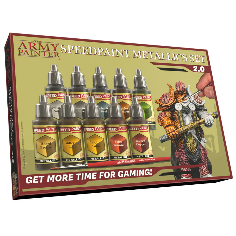 Vopsire, Weathering & Diorama - The Army Painter - Speedpaint Metallic Set 2.0