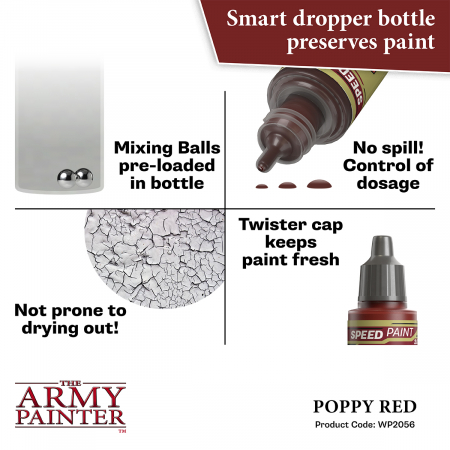 The Army Painter - Speedpaint: Poppy Red [2]