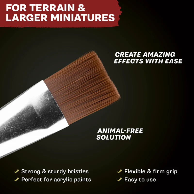 The Army Painter - Wargamer Brush Large Vehicle & Scenery [2]