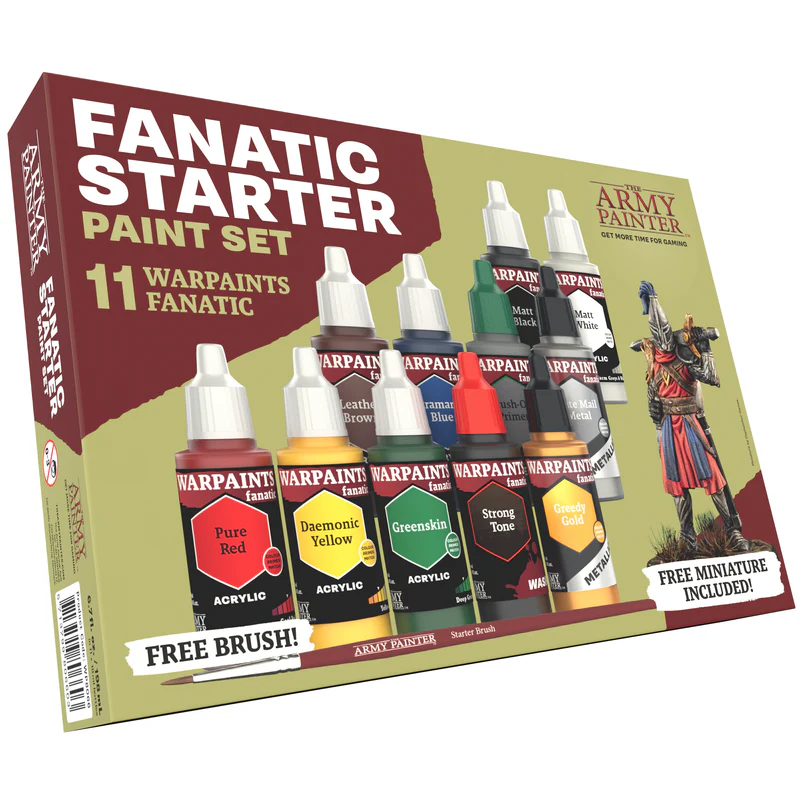 Vopsire, Weathering & Diorama - The Army Painter - Warpaints Fanatic: Starter Set