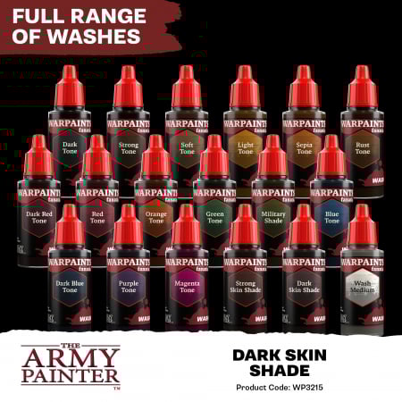 The Army Painter - Warpaints Fanatic Wash: Dark Skin Shade [1]