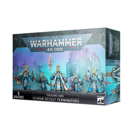 Wargames & Boardgames - Thousand Sons Scarab Occult Terminators