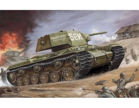Kituri machete - Trumpeter 00357 - 1:35 Russian KV-1's Ehkranami