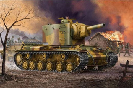 Kituri machete - Trumpeter 00367 - 1:35 German Pz.Kpfm KV-2 754(r) Tank