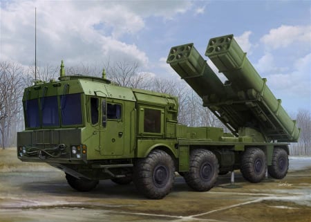 Kituri machete - Trumpeter 01068 - 1:35 Russian 9A53 Uragan-1M MLRS (Tornado-s)