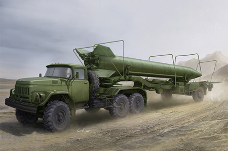 Kituri machete - Trumpeter 01081 1:35 Soviet Zil-131V tow 2T3M1 Trailer with 8K14 Missile