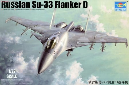 Kituri machete - Trumpeter 01667 - 1:72 Russian Su-33 Flanker D