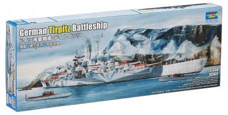 Kituri machete - Trumpeter 05359 - 1:350 German Tirpitz Battleship