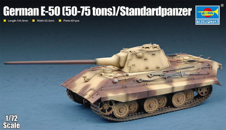 Kituri machete - Trumpeter 07123 - 1:72 German E-50 (50-75 Tons) Standardpanzer