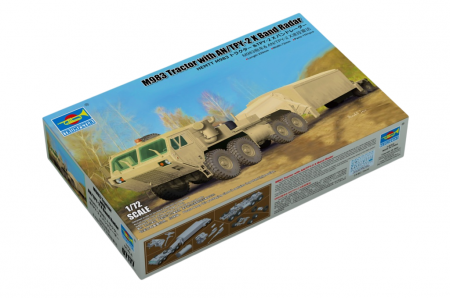 Kituri machete - Trumpeter 07177 - 1:72 M983 Tractor withAN/TPY-2 X Band Radar