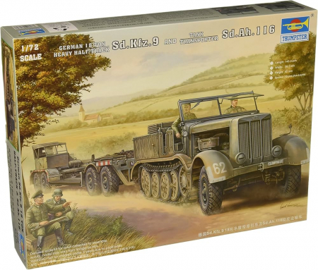 Kituri machete - Trumpeter 07275 - 1:72 Sd.Kfz.9 (18t) Half-track  Sd.Ah.116 Trailer