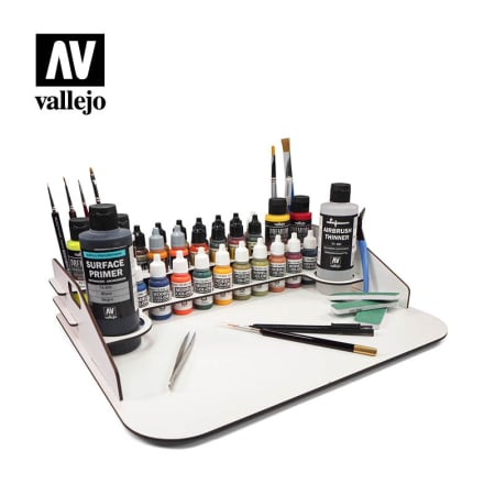 Organizatoare & Cutii Transport - Vallejo 26011 - Paint display and work station (40x30cm)