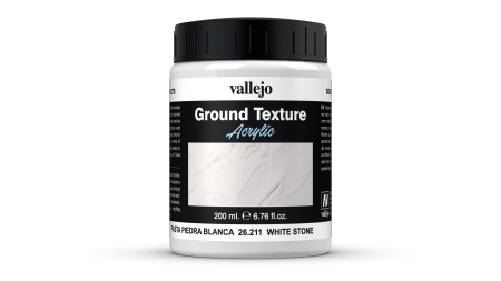 Vallejo Acrylic Textures - Vallejo 26211 - White Stone Paste 200ML
