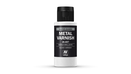 Vallejo Auxiliaries - Vallejo 26657 - Gloss Metal Varnish 60ml