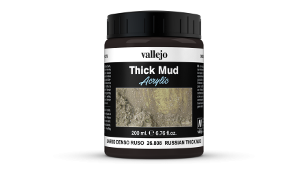 Vallejo Acrylic Textures - Vallejo 26808 - Russian Mud 200ml