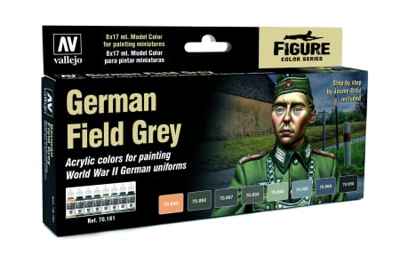 Seturi de vopsele Vallejo - Vallejo 70181 - German Field Grey Uniform (8) by Jaume Ortiz