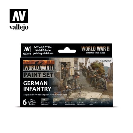 Seturi de vopsele Vallejo - Vallejo 70206 - German Infantry (6)