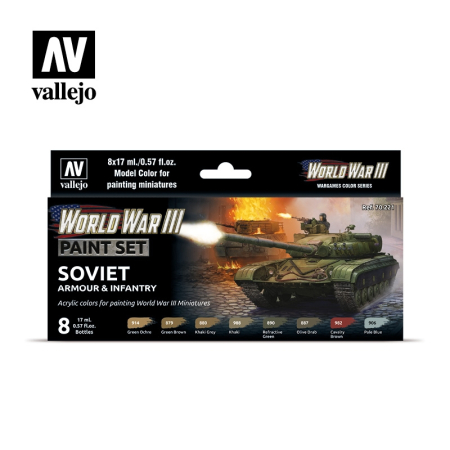 Seturi de vopsele Vallejo - Vallejo 70221 - Soviet Armour & Infantry (8)