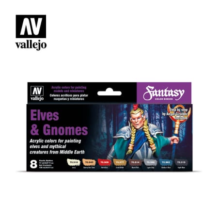 Seturi de vopsele Vallejo - Vallejo 70242 - Elves & Gnomes (8)