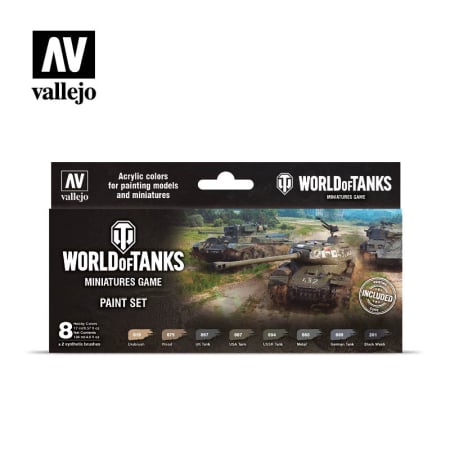 Seturi de vopsele Vallejo - Vallejo 70245 - World of Tanks Miniatures Game Paint Set