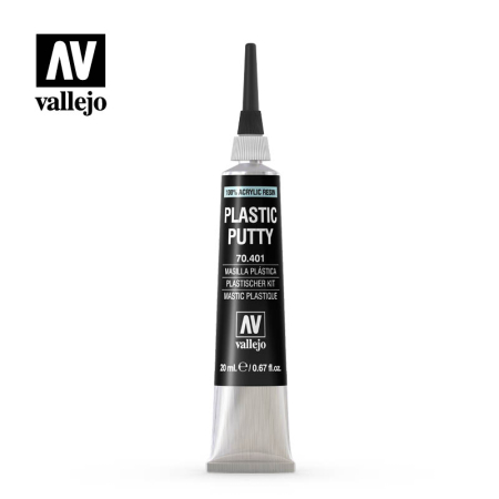 Vallejo Auxiliaries - Vallejo 70401 - Plastic putty 20ml