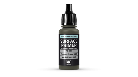 Vallejo Surface Primer - Vallejo 70609 - Russian Green 4BO Primer 17ml