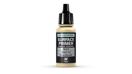 Vallejo Surface Primer - Vallejo 70613 - Desert Tan Primer 17ml