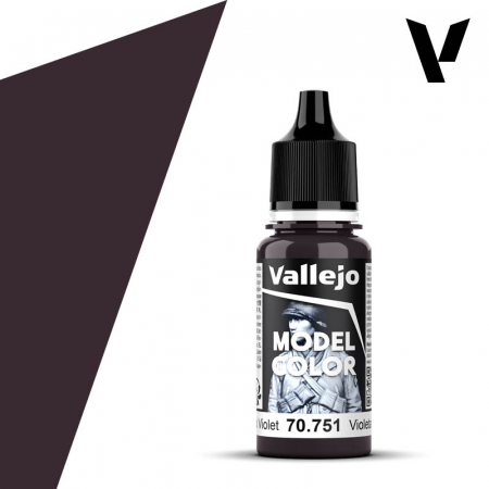 Vopsea la sticluta - Vallejo 70751 - Black Violet