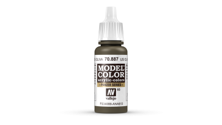 Vopsire, Weathering & Diorama - Vallejo 70887 - US Olive Drab