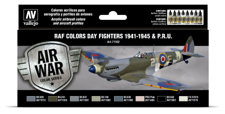 Vallejo Air War Paint Sets - Vallejo 71162 - WWII RAF Day European (8)