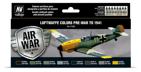 Seturi de vopsele Vallejo - Vallejo 71165 - Luftwaffe Pre-War To 1941 (8)